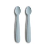 Σετ 2 Μακριά Κουταλάκια Σιλικόνης Powder Blue - Mushie