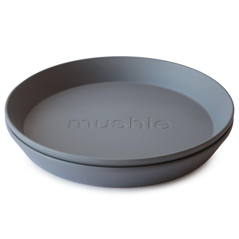 mushie1 (11) Mushie Σετ 2 Πιάτα PP Smoke - Image 1