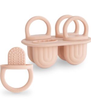 Mushie Φόρμα για Παγωτό Ξυλάκι Σιλικόνης Blush