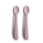 Σετ 2 Μακριά Κουταλάκια Σιλικόνης Soft Lilac - Mushie