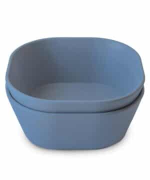 Σετ 2 Τετράγωνα Μπωλ PP Twilight Blue - Mushie