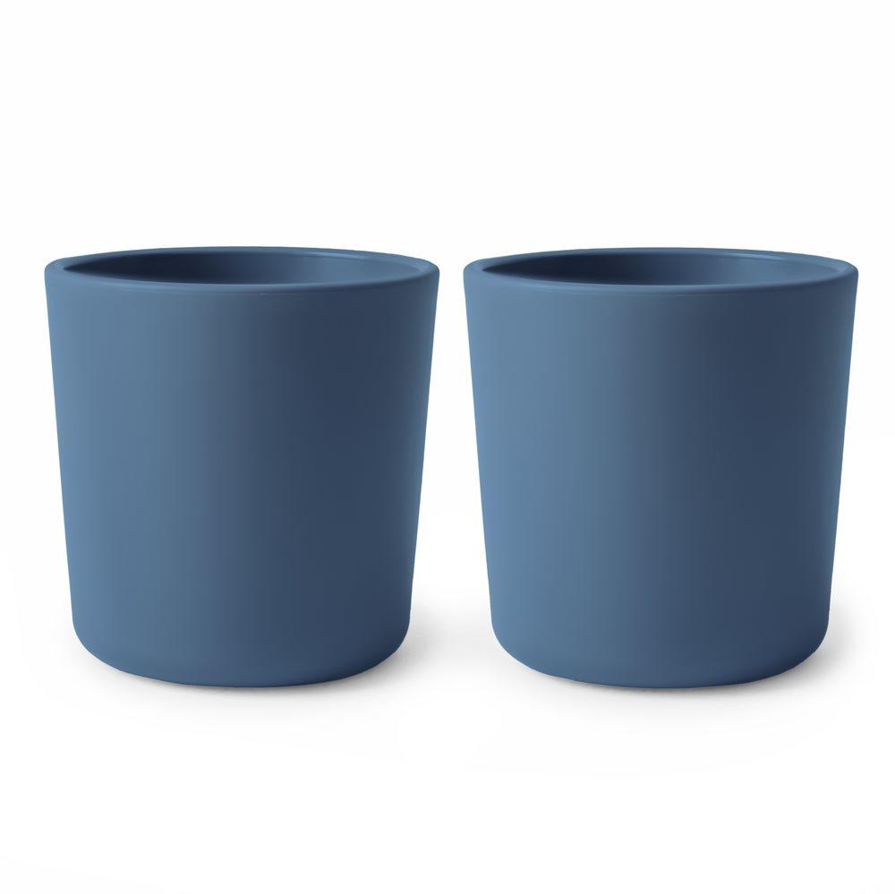 mushie1 (4) Σετ 2 Ποτηράκια PP Twilight Blue - Mushie - Image 1