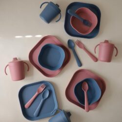 Mushie Μαχαιροπήρουνα Σιλικόνης Twilight Blue - Image 5