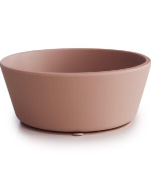 Mushie Μπωλ Σιλικόνης με Αντιολισθητική Βάση Blush