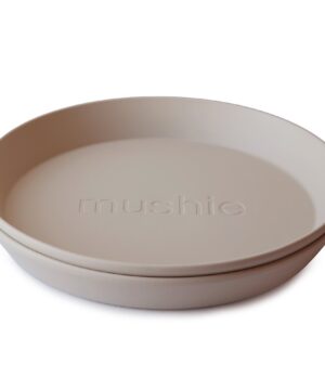 Mushie Σετ 2 Πιάτα PP Vanilla