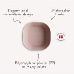 Σετ 2 Τετράγωνα Μπωλ PP Sage - Mushie - Image 3