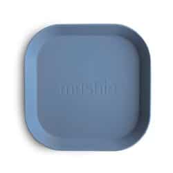 Σετ 2 Τετράγωνα Πιάτα PP Twilight Blue  - Mushie - Image 2