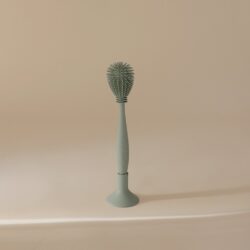 Mushie Βούρτσα Σιλικόνης για Μπουκάλια Cambridge Blue - Image 2