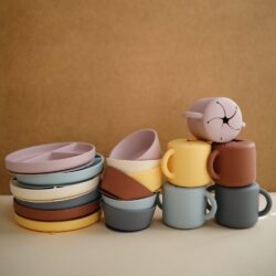 Mushie Μπωλ Σιλικόνης με Αντιολισθητική Βάση Soft Lilac - Image 3