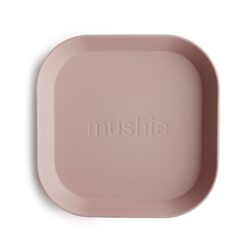 Σετ 2 Τετράγωνα Πιάτα PP Blush - Mushie - Image 2