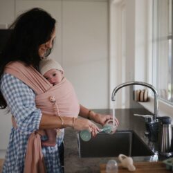 Mushie Βούρτσα Σιλικόνης για Μπουκάλια Cambridge Blue - Image 3