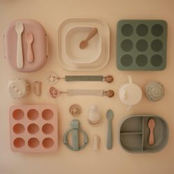 Mushie Παγοθήκη Φαγητού 9 Θέσεων 45ml Σιλικόνης Cambridge Blue - Image 3