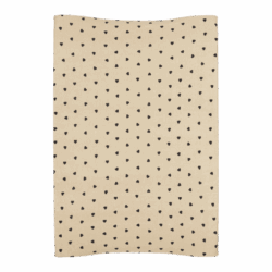 Meyco 100% Βαμβακερό Κάλυμμα Αλλαξιέρας Sweet Heart Soft Sand/Black