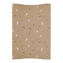 Meyco Μαλακή Αλλαξιέρα Μωρού Forest Animals Sand 50x70cm