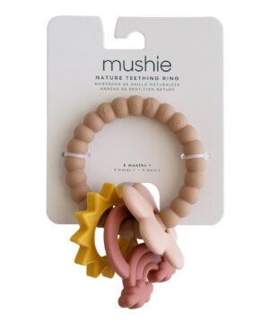 Mushie Κρίκος με Μασητικά Παιχνιδάκια Nature