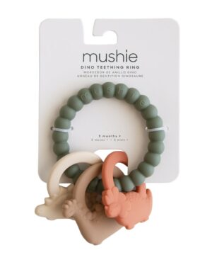 Mushie Κρίκος με Μασητικά Παιχνιδάκια Dino