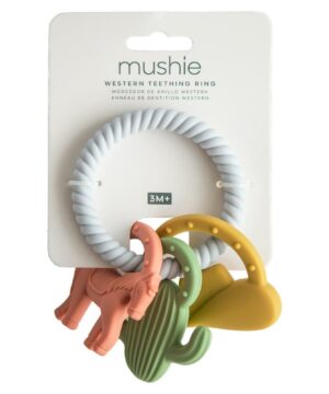 Mushie Κρίκος με Μασητικά Παιχνιδάκια Western