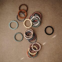 Mushie Σετ 3 Βραχιόλια Οδοντοφυΐας – Blush/Rose/Shifting Sand - Image 2