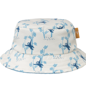 Fresk Καπέλο Bucket διπλής όψης με UVA-UVB προστασία Monkey 6-12 μηνών