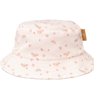 Fresk Καπέλο Bucket διπλής όψης με UVA-UVB προστασία Butterflies 2 ετών