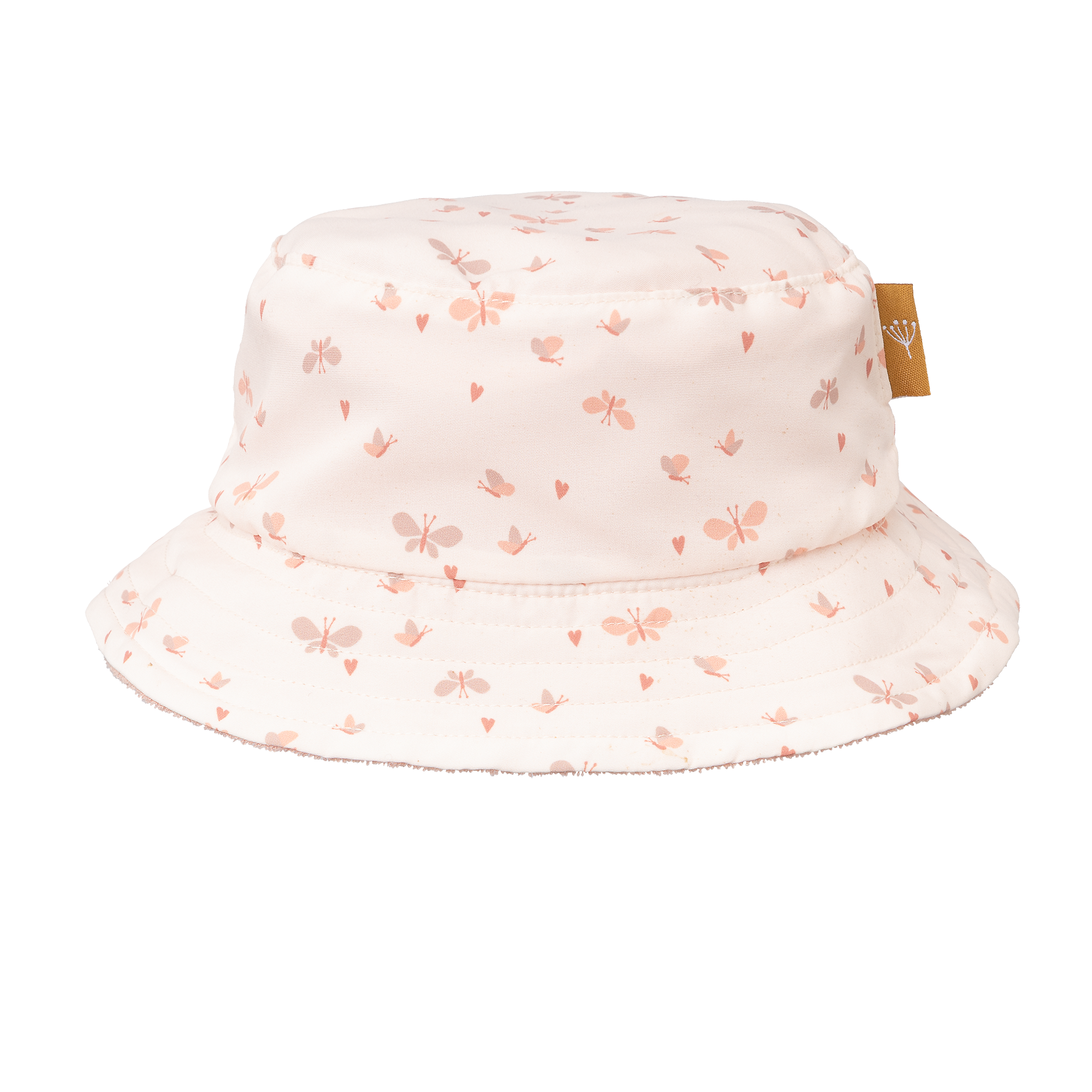 Fresk1 (3) Fresk Καπέλο Bucket διπλής όψης με UVA-UVB προστασία Butterflies 2 ετών - Image 1