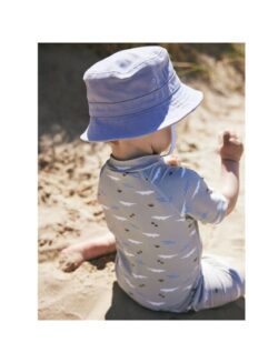 Fresk Καπέλο Bucket διπλής όψης με UVA-UVB προστασία Stripes & crabs 2 ετών - Image 3