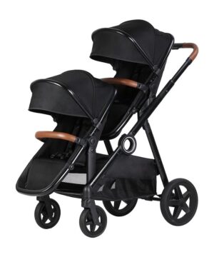 Kikkaboo Go 2 Σύστημα Μεταφοράς Για Δίδυμα Black