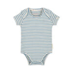 Little Dutch Φορμάκι αμάνικο Stone Blue stripe 2-4 Mηνών