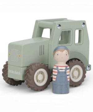 Little Dutch Ξύλινο παιχνίδι τρακτέρ FSC