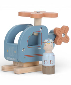 Little Dutch Ξύλινο παιχνίδι ελικοπτεράκι FSC