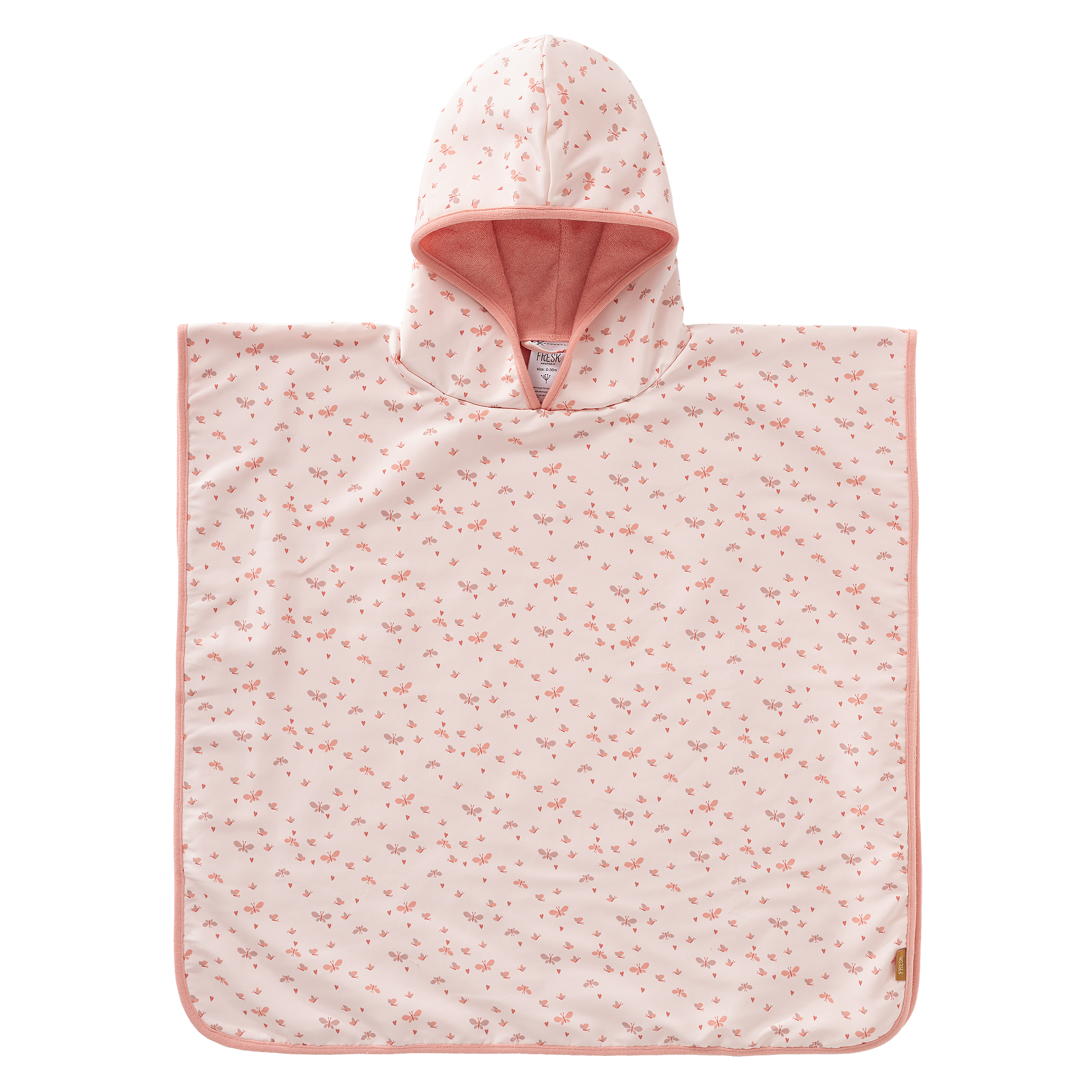 LITTLE DUTCH1 (3) Fresk Παιδικό Poncho με Προστασία UV50 Butterflies - Image 1