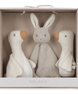 Little Dutch Πλεκτό σετ δώρου Newborn Naturals GRS