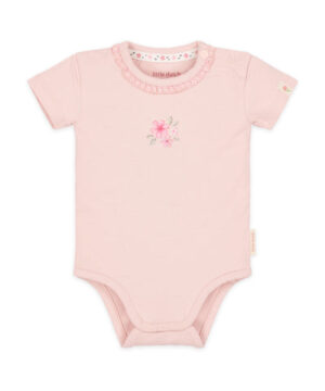 Little Dutch Φορμάκι κοντομάνικο ροζ Blossom 2-4 Mηνών