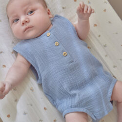 Little Dutch Φορμάκι αμάνικο Stone Blue 2-4 Mηνών - Image 3