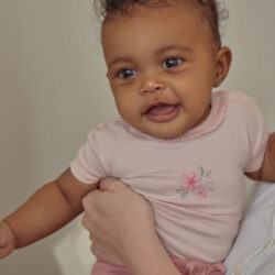 Little Dutch Φορμάκι κοντομάνικο ροζ Blossom 2-4 Mηνών - Image 4