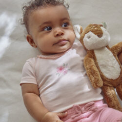 Little Dutch Φορμάκι κοντομάνικο ροζ Blossom 2-4 Mηνών - Image 6