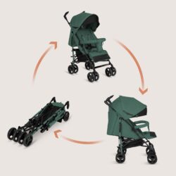 Lionelo Irma Καρότσι Μπαστούνι Green Emerald - Image 5