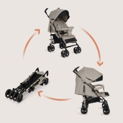 Lionelo Irma Καρότσι Μπαστούνι Beige Sand - Image 5