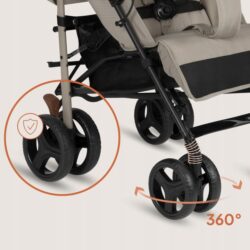 Lionelo Irma Καρότσι Μπαστούνι Beige Sand - Image 8