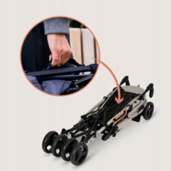 Lionelo Irma Καρότσι Μπαστούνι Beige Sand - Image 6