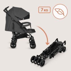 Lionelo Irma Καρότσι Μπαστούνι Gray Stone - Image 10