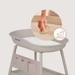 Lionelo Rosie Φορητή Αλλαξιέρα με Ρόδες & Ρυθμιζόμενο Ύψος Beige Sand - Image 11