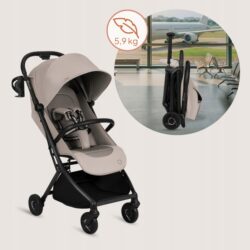 Lionelo Sia Καρότσι Ταξιδίου έως 22kg Biege Sand - Image 2