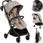 Lionelo Sia Καρότσι Ταξιδίου έως 22kg Biege Sand