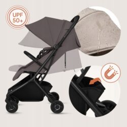 Lionelo Sia Καρότσι Ταξιδίου έως 22kg Biege Taupe - Image 7