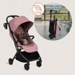 Lionelo Sia Καρότσι Ταξιδίου έως 22kg Pink Rose - Image 2