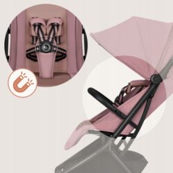 Lionelo Sia Καρότσι Ταξιδίου έως 22kg Pink Rose - Image 4