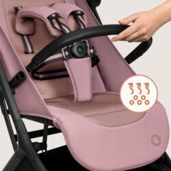 Lionelo Sia Καρότσι Ταξιδίου έως 22kg Pink Rose - Image 6