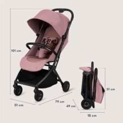 Lionelo Sia Καρότσι Ταξιδίου έως 22kg Pink Rose - Image 10