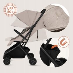 Lionelo Sia Καρότσι Ταξιδίου έως 22kg Biege Sand - Image 7